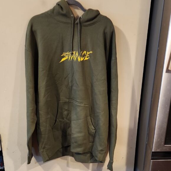 Stance XXL NWT Green and Yellow Graphic Sweatshirt HOODIE - Picture 1 of 4